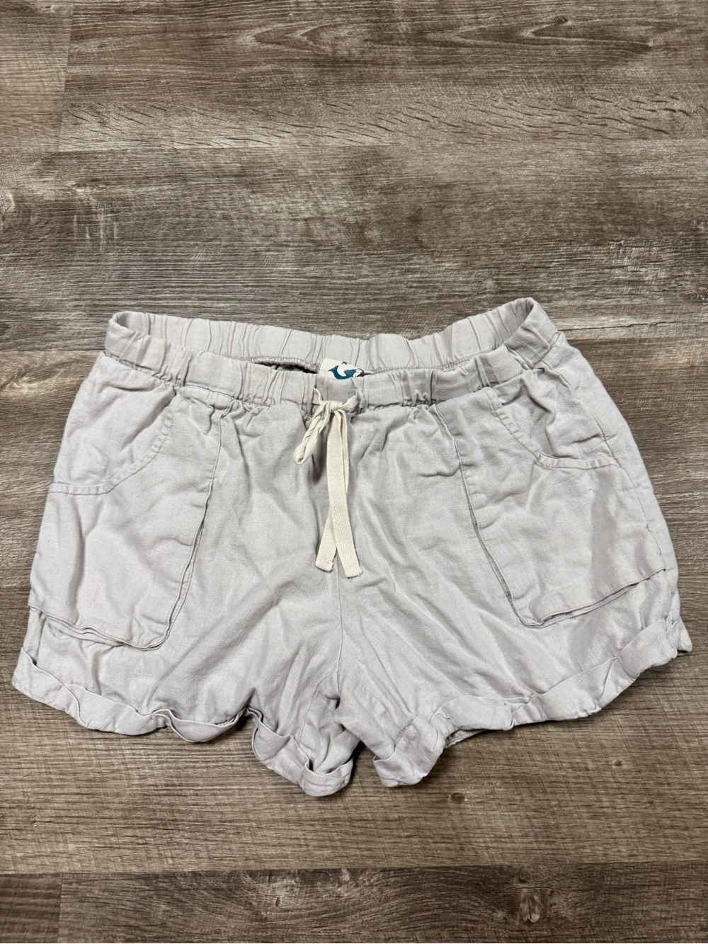 Anthropologie Blue Mermaid Tag Lounge Shorts Size Large